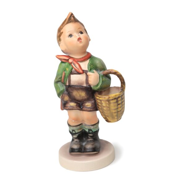 Vintage Hummel Village Boy Goebel W Germany Collectable Porcelain Figurine - Picture 9 of 9